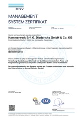DNV ISO 50001:2018