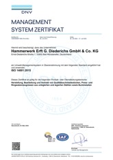DNV ISO 14001:2015